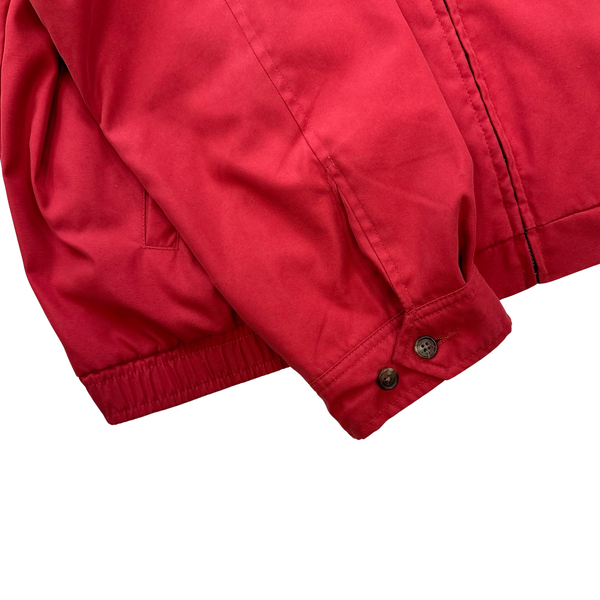 Ralph Lauren Red Brushed Cotton Harrington Jacket - XL