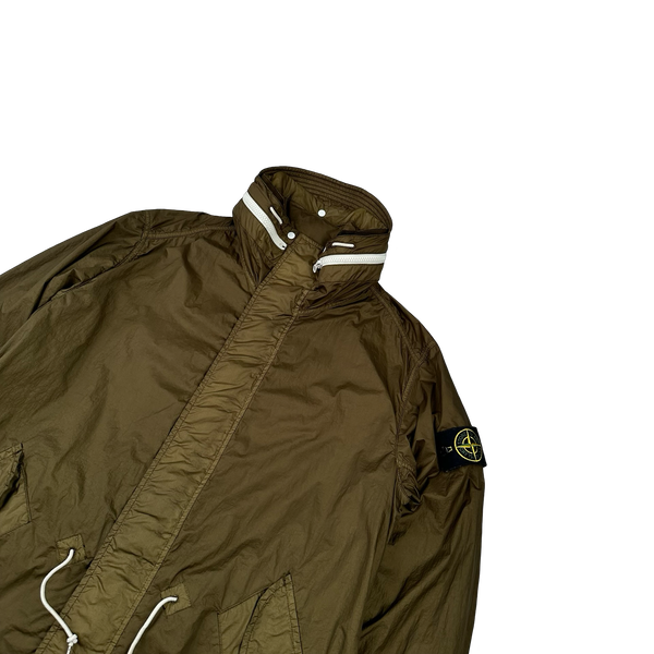 Stone Island 2013 Khaki Membrana TC Parka Jacket - Medium