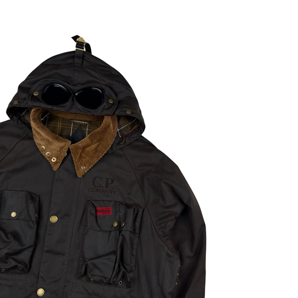 CP Company x Barbour Multi Pocket 500 Mille Waxed Jacket - Medium