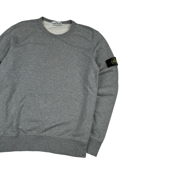 Stone Island 2019 Grey Crewneck Sweatshirt - Medium