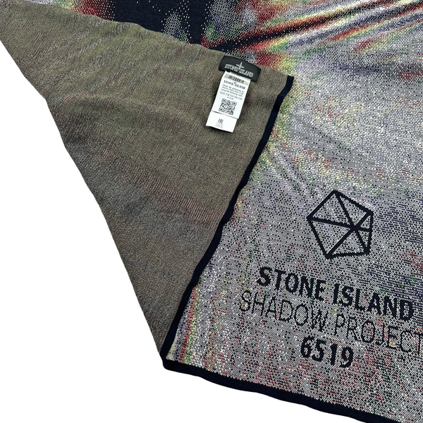 Stone Island Shadow Project Design Spellout Big Scarf