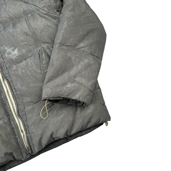 Stone Island AW2000 Hooded Silver Pure Metal Shell - Large