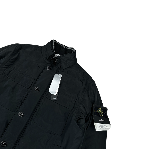 Stone Island 2019 Black Micro Reps Primaloft Winter Jacket - XXL