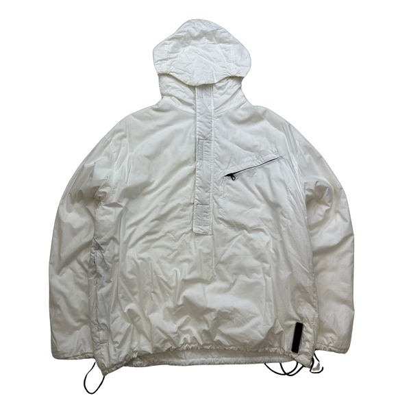 CP Company White Vintage Relax Collection Pullover Smock - Large