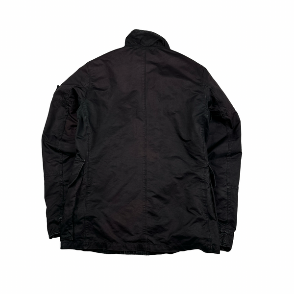 Stone Island Washed Black 2009 David TC Field Jacket - Medium