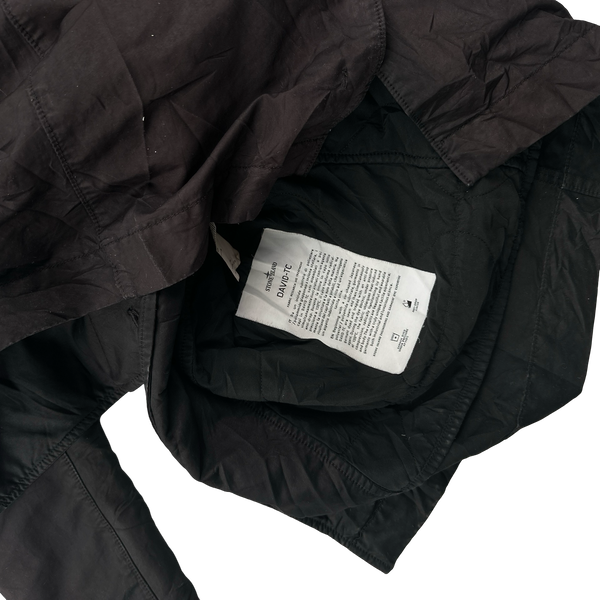 Stone Island 2012 Black David TC Quilted Jacket - Small