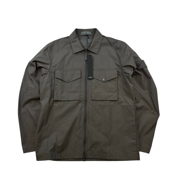 Stone Island 2022 Grey Ventile Ghost Overshirt - Large