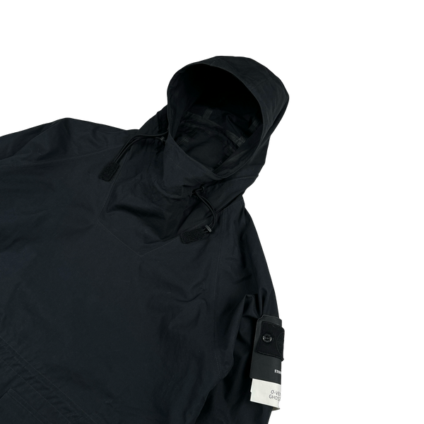 Stone Island 2022 Navy Ghost O-Venile Pullover Smock Jacket - Medium