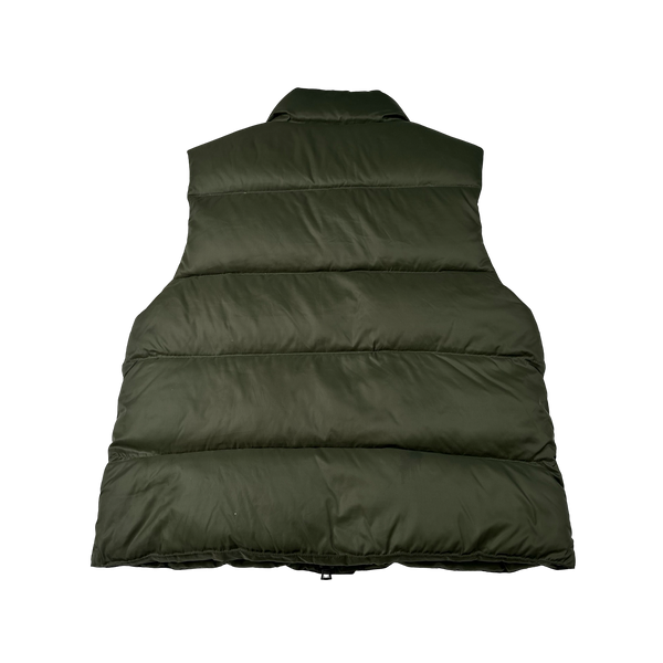 Ralph Lauren Green Down Puffer Gilet - Medium