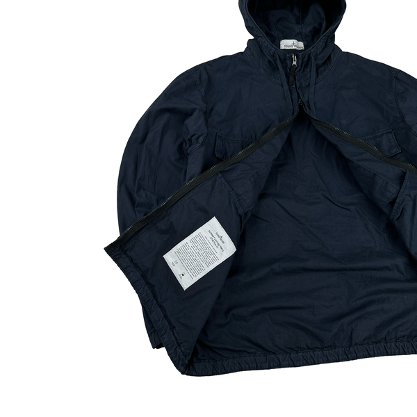 Stone Island 2024 Navy Supima Cotton Twill Stretch TC Jacket - XL