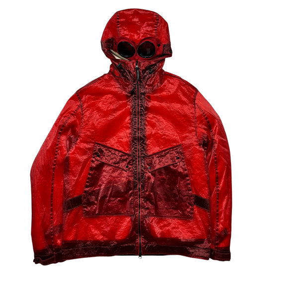 CP Company Red Kan D Sherling Lined Goggle Jacket - XXL