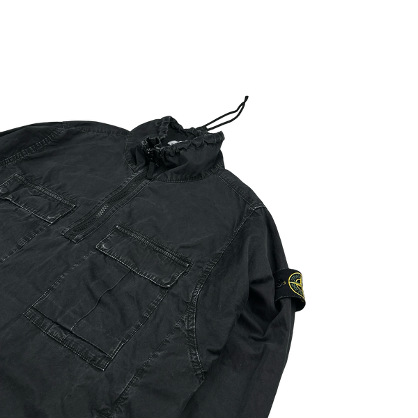 Stone Island 2020 Black Smock Pullover Overshirt - Medium – Mat's