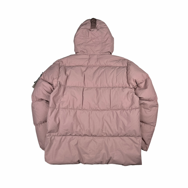 Stone Island 2022 Pink Naslan Light Watro Down TC Puffer - XL