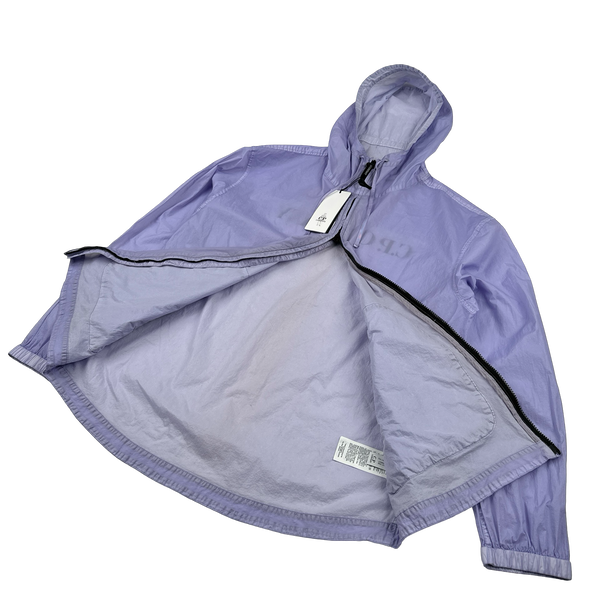 CP Company Lilac Lightweight Nylon Spellout Jacket - Small