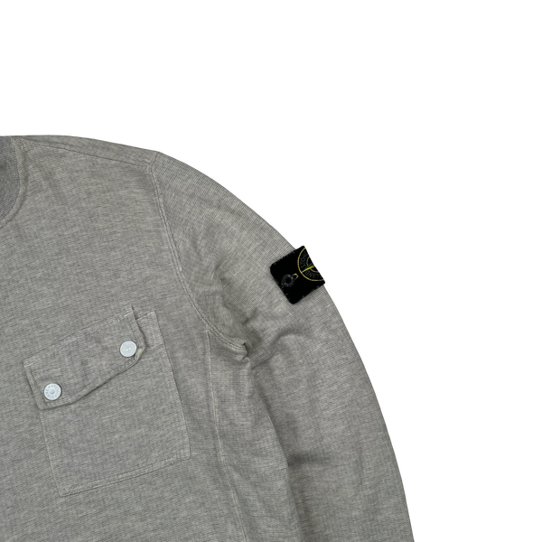 Stone Island 2013 Grey Cotton Marl Sweatshirt - Medium