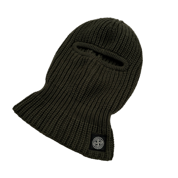 Stone Island 2020 Khaki Wool Balaclava