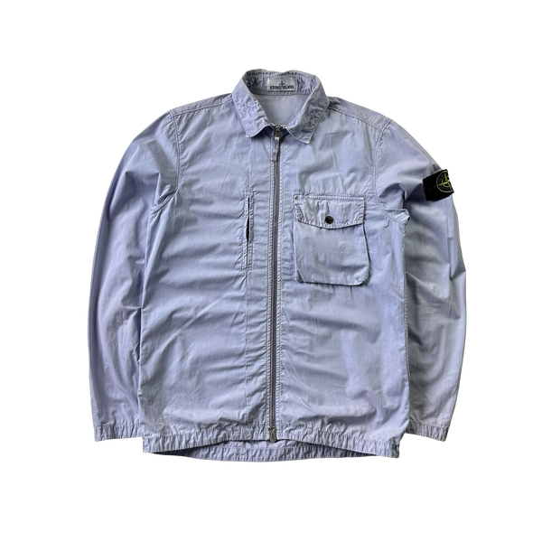 Stone Island 2019 Lilac Cotton Overshirt - Small