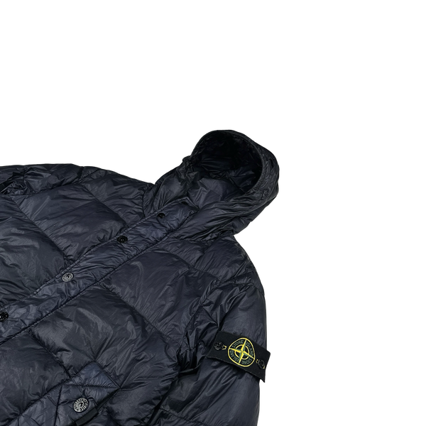 Stone Island 2012 Navy Garment Dyed Puffer Jacket - Large