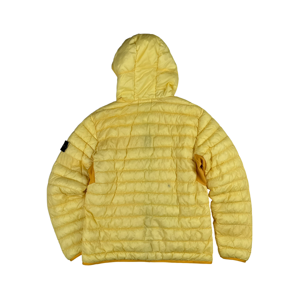 Stone Island 2018 Yellow Down Filled Puffer Jacket - XL