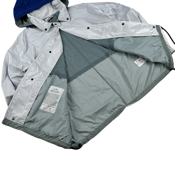 Stone Island Nylon Metal Reflective Marina Jacket - Large