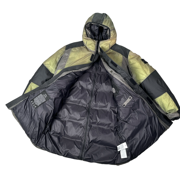 Stone Island 2016 Resin-T Shell Down Puffer Ice Jacket - Large