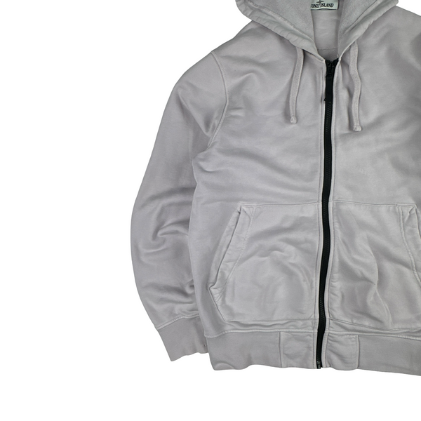Stone Island Light Pink 2022 Zipped Hoodie - Medium