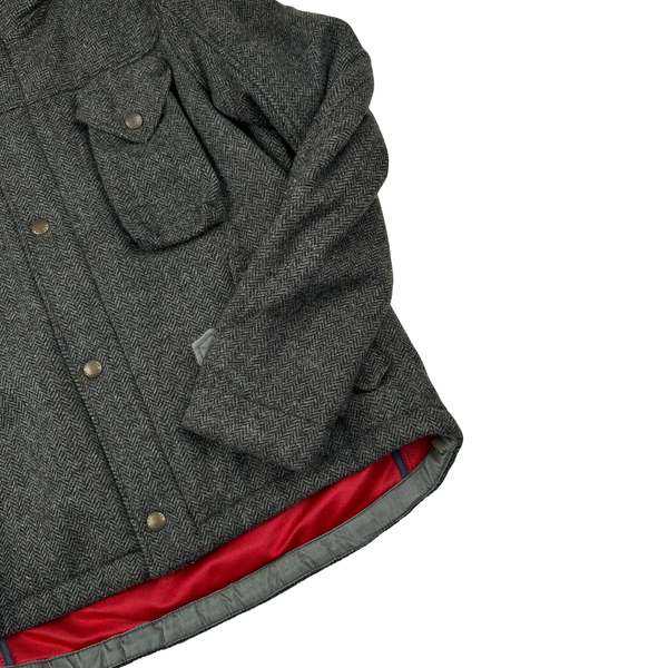 CP Company Grey MTP Liner Tweed Field Jacket - XL