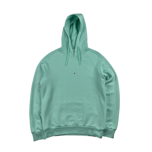 Stone Island 2021 Teal Marina Cotton Pullover Jumper - Small