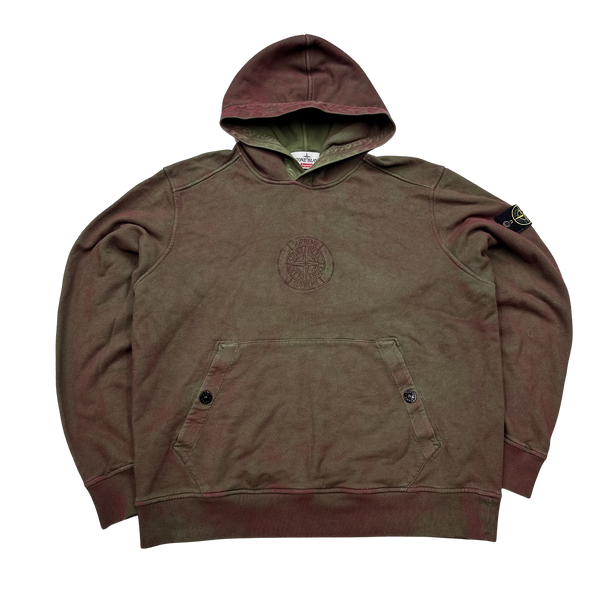 Stone Island x Supreme 2019 Dust Treatment Hoodie - XL
