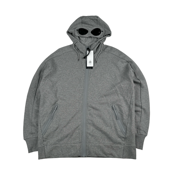 CP Company Grey Cotton Goggle Hoodie - XS & XXL