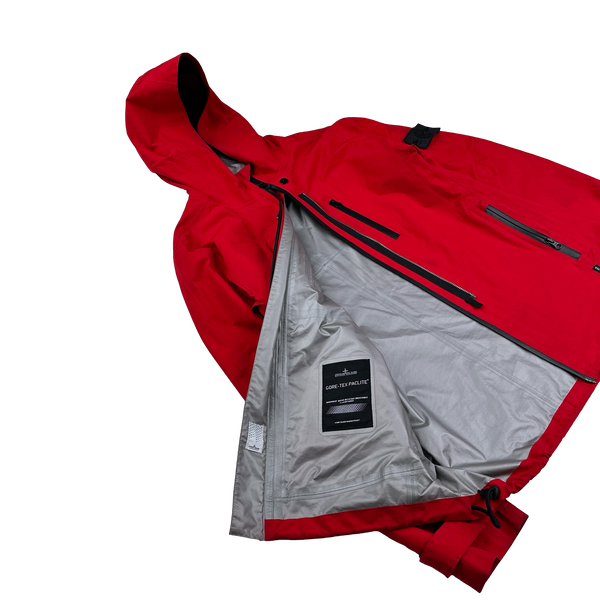 Stone Island 2020 Red Shadow Project Gore Tex Paclite Jacket - Medium