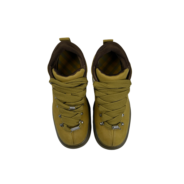Burberry Manilla Leather Trek Boot Shoes - UK 9