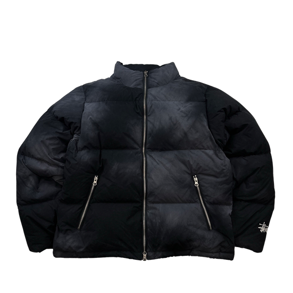 Stussy Cloud Tie Dye Puffer Jacket - Small