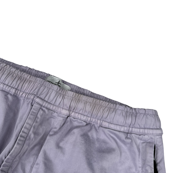 Stone Island 2023 RE-T Lilac Cargo Trousers - 32"