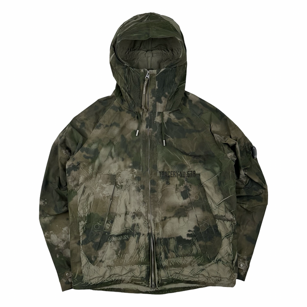 CP Company Green Tracery Lens Viewer Jacket - Large