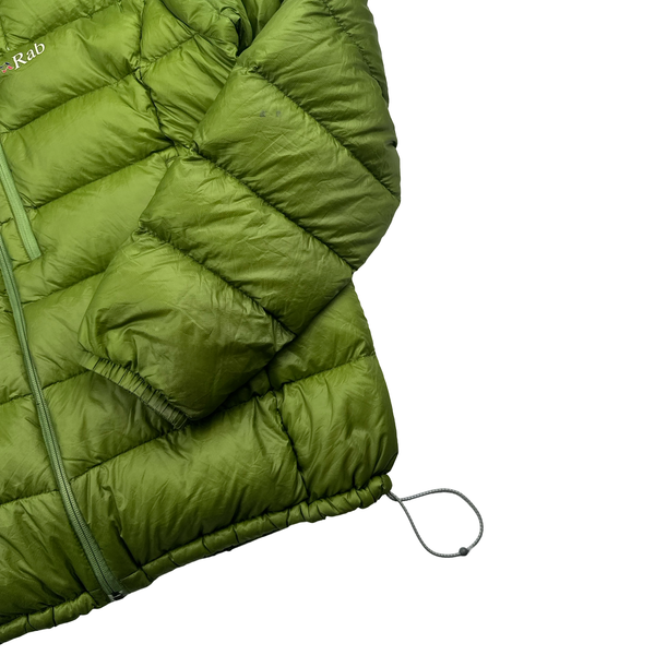 RAB Green Infinity Endurance Down Zipped Puffer Jacket - Large