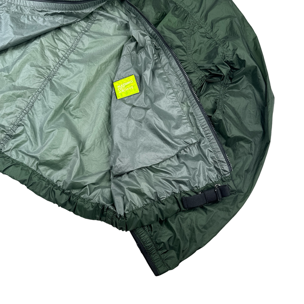 Ma Strum Green Lightweight Hooded Jacket - Large