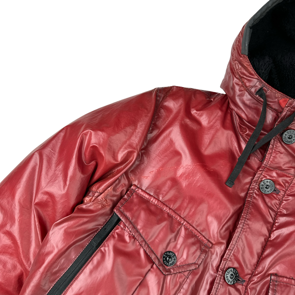 Stone Island AW/2013 Red Down Filled Ice Jacket - Medium