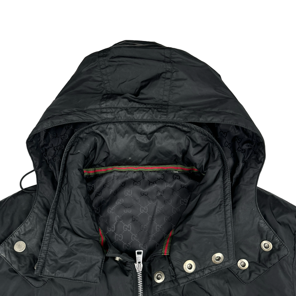 Gucci Monogram Lined Multi Pocket Zipped Jacket - Large