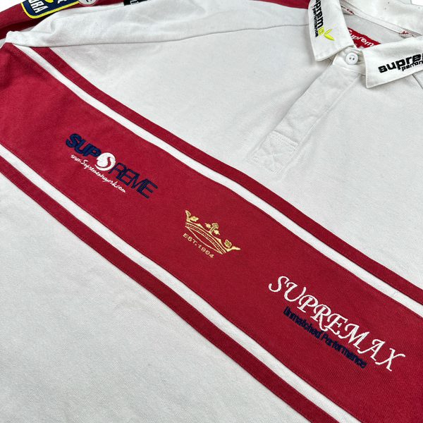 Supreme World Famous Spellout no.6 Rugby Polo Shirt - XXL