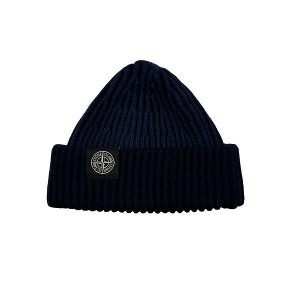 Stone Island 2013 Blue Two Tone Beanie Hat