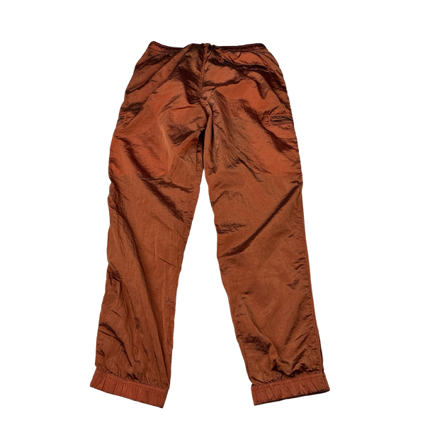 Stone Island 2022 Orange Econyl Nylon Metal Trousers - 33"