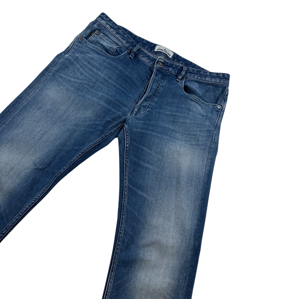 Stone Island 2017 Slim Fit Light Denim Jeans - 34"
