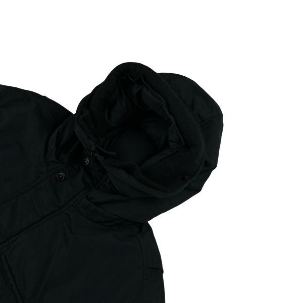 Stone Island 2022 Black Opaque Nylon Twill Down TC Puffer - Medium