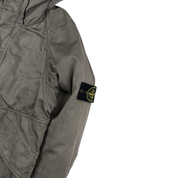 Stone Island 2009 Raso Gommato Down Filled Dutch Rope Lined Jacket - Small
