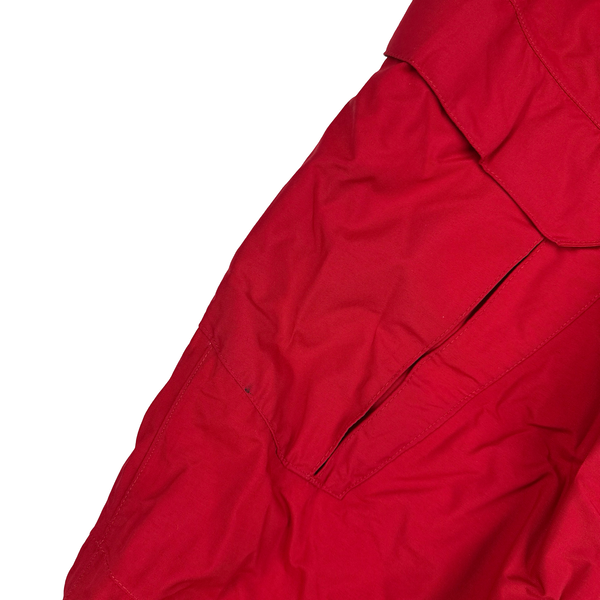 North Face Red Thick Ski Cargo Trousers - Large