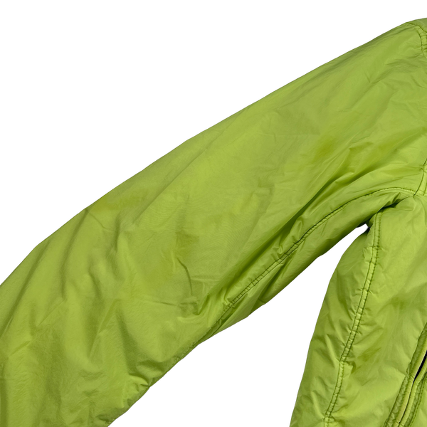 Stone Island 2019 Green Crinkle Reps Padded Jacket - XL