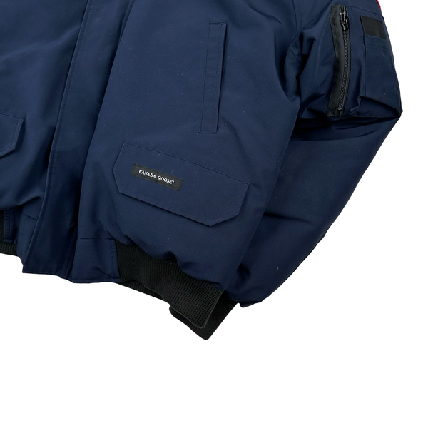 Canada Goose Navy Down Chilliwack Coyote Fur Puffer - XL