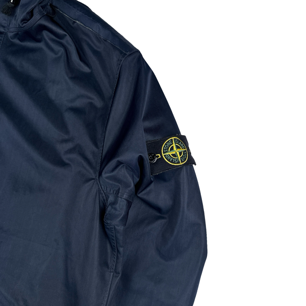 Stone Island 2009 Navy/Brown Reversable Hooded Zipped Jacket - XXL