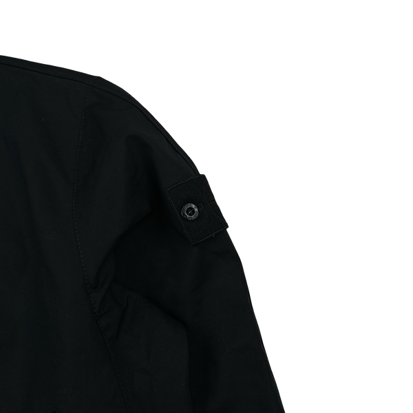Stone Island 2022 Mac Supima 2L Black Ghost Piece Cotton Jacket - Small